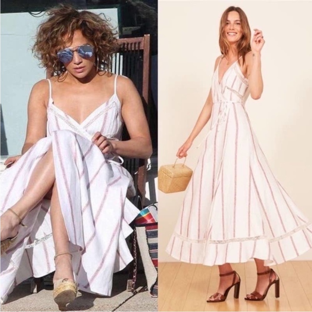 Reformation Daria Maxi Linen Dress